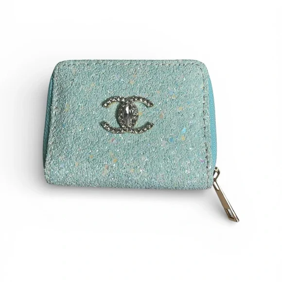 Luxury Sparkling Green Women's Wallet - Picture 1 of 3